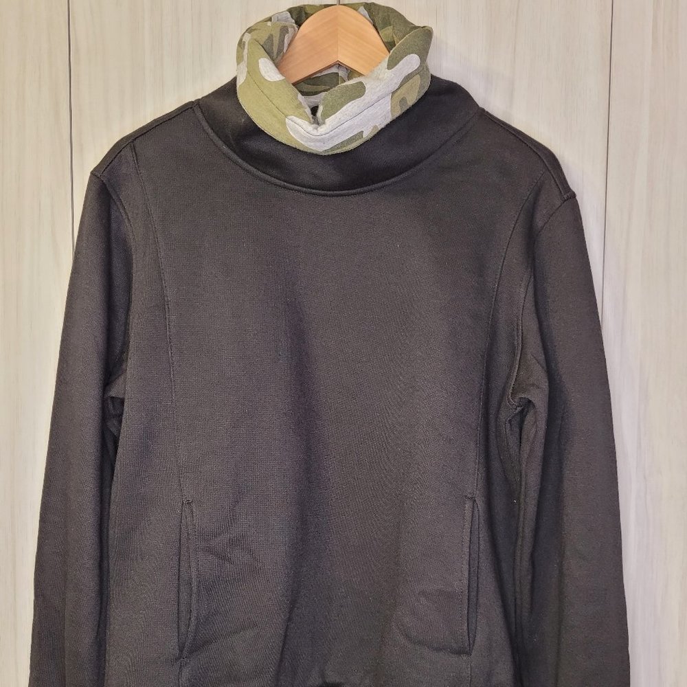 American Stitch Black Turtle Neck Sweater with Cam
